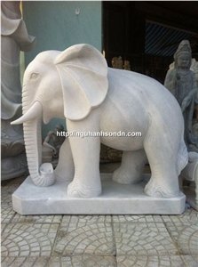 Elephant Marble Statues