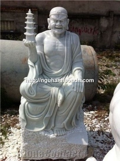 The Marble Arhats Statues