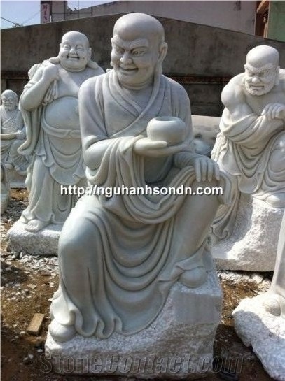 The Marble Arhats Statues