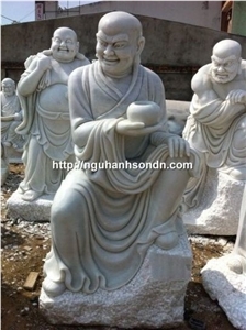 The Marble Arhats Statues