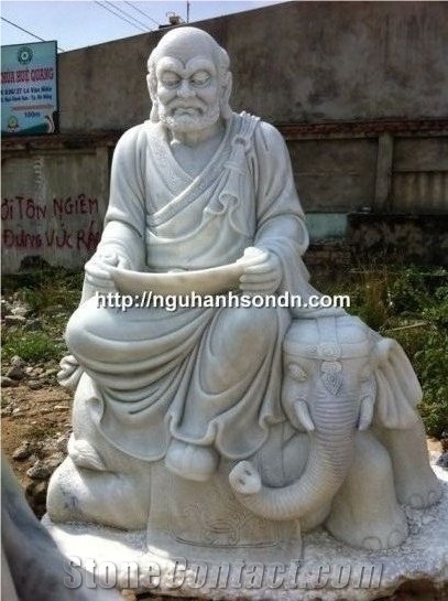 The Marble Arhats Statues