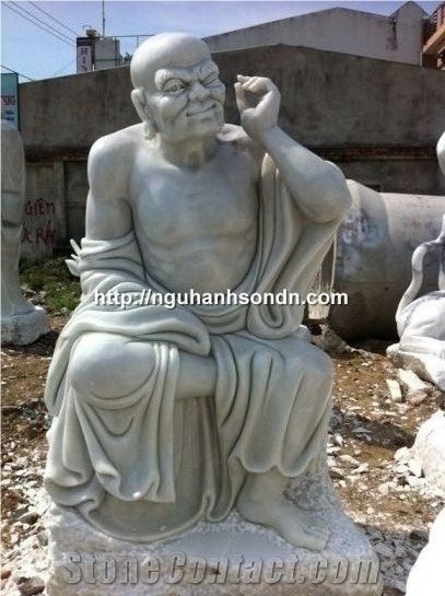The Marble Arhats Statues