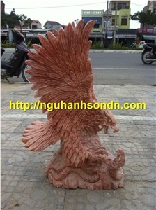 The Marble Eagle Statues