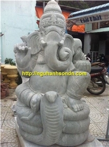 Vietnam Grey Sandstone Ganesha Statues