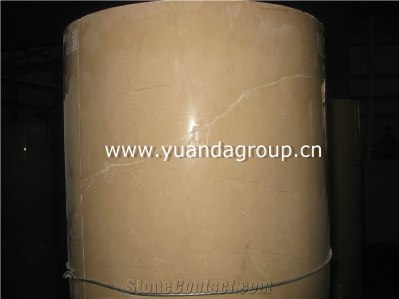 Beige Marble Column For Apartment Building