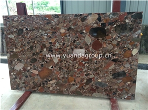 Rainbow Red Marble Slabs