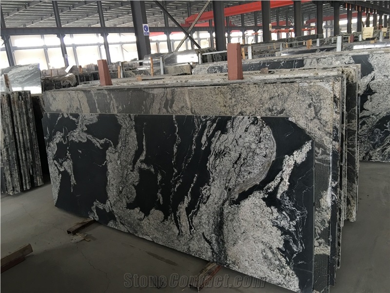 Nero Fantasy Granite Tiles and Slab, China Black Granite