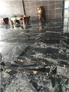 Nero Fantasy Granite Tiles and Slab, China Black Granite