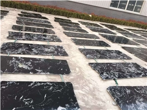 Nero Fantasy Granite Tiles and Slab, China Black Granite