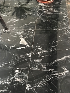 Nero Fantasy Granite Tiles and Slab, China Black Granite