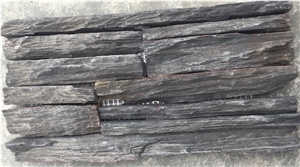 Dark Slate Cultured Stone, Grey Slate Wall Cladding, Exposed Wall Stone Dark Slate Cultured Stone, Grey Slate Wall Cladding, Exposed Wall Stone