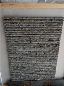 Dark Slate Cultured Stone, Grey Slate Wall Cladding, Exposed Wall Stone