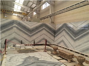 Sayman Marble Block, Iran Grey Marble