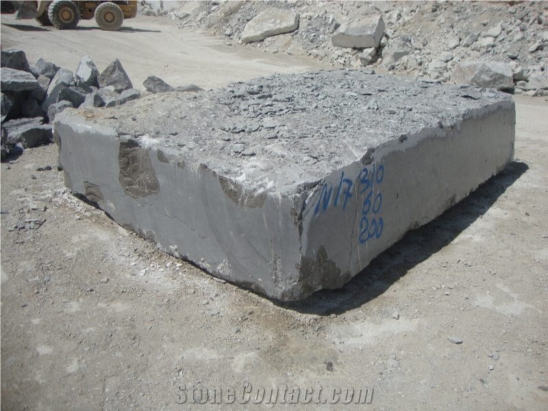 Silk Grey Marble Blocks Iran