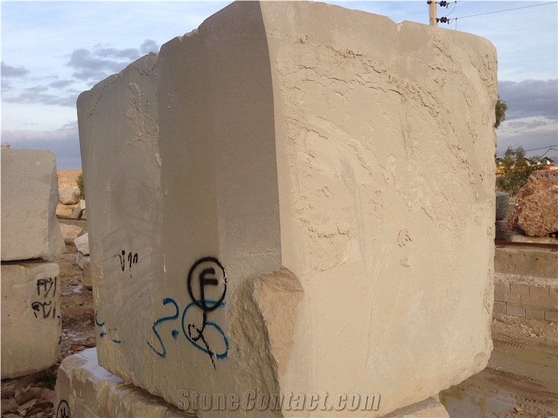 Snowy Limestone, Iran White Limestone Block