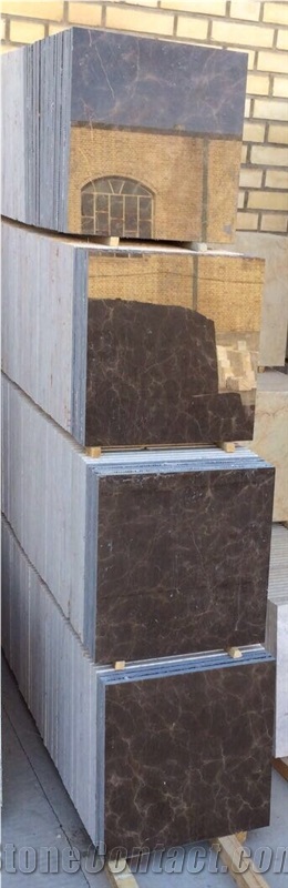 Spider Brown Marble Block, Iran Brown Marble