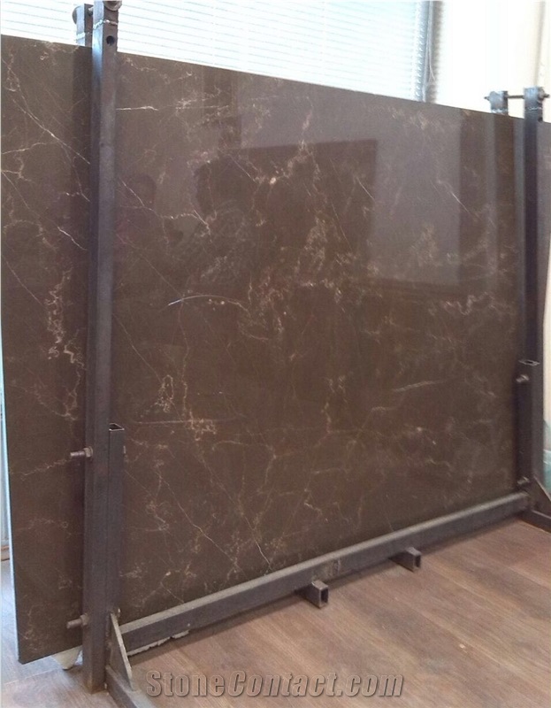 Spider Brown Marble Block, Iran Brown Marble