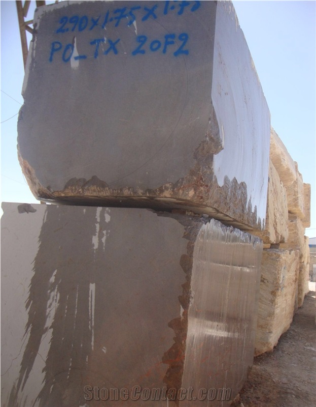 Spider Brown Marble Block, Iran Brown Marble