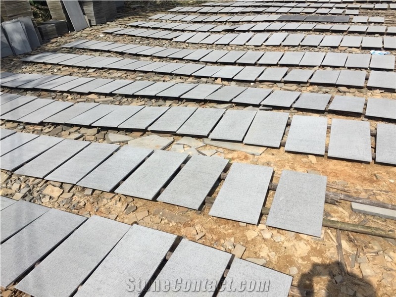 Hot Sale Wholesale Polished Grey Basalt Tiles, China Grey Basalt