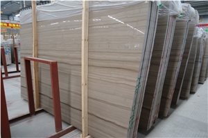 Popular Athen Grey Wooden Marble Tiles and Slabs from New Quarry