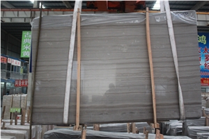 Popular Athen Grey Wooden Marble Tiles and Slabs from New Quarry