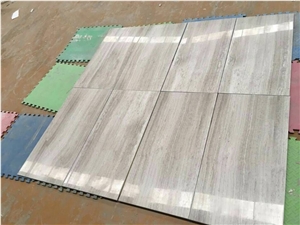 Popular Wooden Vein Timber Grey Limestone Slab & Tile, China Grey Limestone