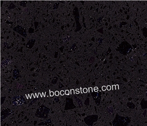 Artificial Quartz Stone-Night Star Quartz Slabs & Tiles