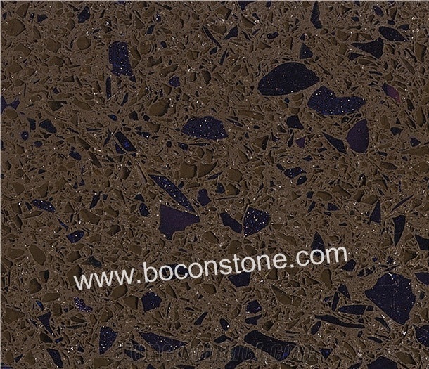 Artificial Quartz Stone-Paris Night Quartz Slabs & Tiles