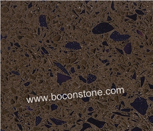 Artificial Quartz Stone-Paris Night Quartz Slabs & Tiles