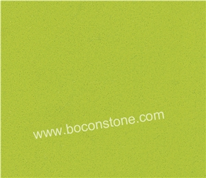 Artificial Quartz Stone-Pure Green Quartz Slabs & Tiles