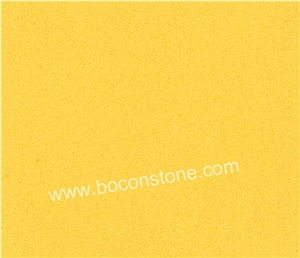 Artificial Quartz Stone-Pure Yellow Quartz Slabs & Tiles