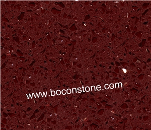 Artificial Quartz Stone Slabs & Tiles, Crystal Dark Red Quartz Artificial Quartz Stone Slabs & Tiles, Crystal Dark Red Quartz