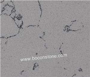Artificial Quartz Stone-South Asia Grey Quartz Slabs & Tiles