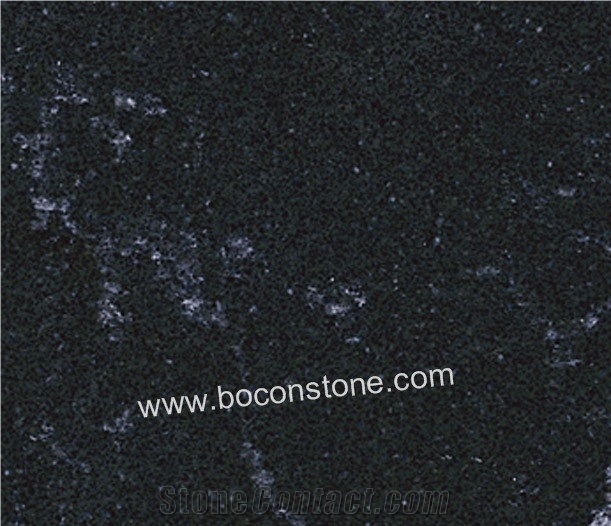 Artificial Quartz Stone-Waterflow Black Quartz Slabs & Tiles