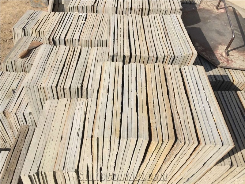 Rusty Brown Slate Tile Paving Stone for Garden and Floor Standard Size Good Price