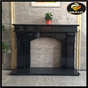 High Quality Shan"Xi Black Granite Fireplace Surround High Quality Shan"Xi Black Granite Fireplace Surround