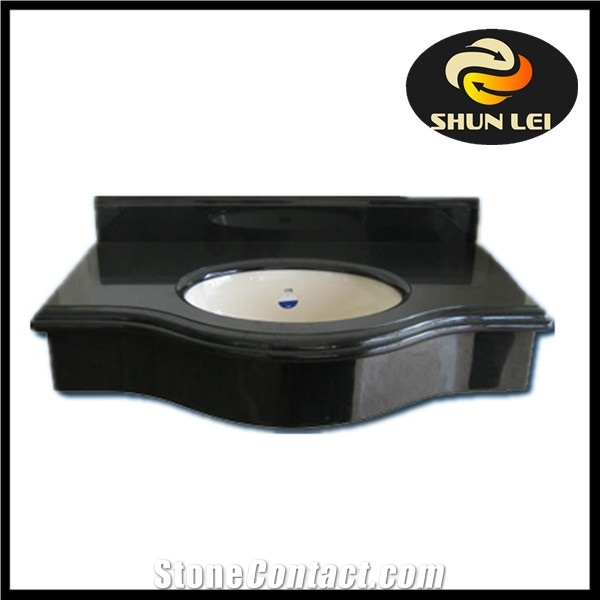 Shanxi Black Granite Vanity Top Bath Top
