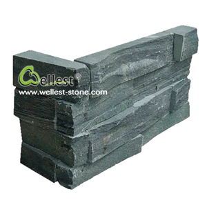Sl-017rzc Natural Green Slate Culture Stone Veneer for Corner