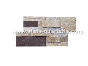 35*18 P014 Slate with Red Sandstone Tight Strip Slate Split Face Wall Stone Cladding, Cultured Stone, Stone Veneer, Ledge Stone, Cultured Stone Veneer, Thin Ledge Stacked Stone Veneer 35*18 P014 Slate with Red Sandstone Tight Strip Slate Split Face Wall Stone Cladding, Cultured Stone, Stone Veneer, Ledge Stone, Cultured Stone Veneer, Thin Ledge Stacked Stone Veneer