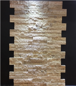 Beige Travertine Cultured Stone Veneer Z Shape, Cultured Stone Wall Cladding, Ledger Stacked Stone Veneer, Thin Ledgestone Veneer Beige Travertine Cultured Stone Veneer Z Shape, Cultured Stone Wall Cladding, Ledger Stacked Stone Veneer, Thin Ledgestone Veneer