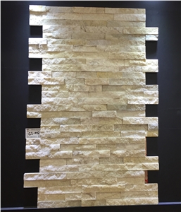 Cheap White Quartzite Cultured Stone Veneer Natural Split Face Z Shape, Cultured Stone Wall Cladding, Ledger Stacked Stone Veneer, Thin Ledgestone Veneer