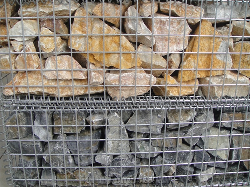 Dark Grey Tumbled Stone Veneer, Wall Cladding, Limestone Stacked Culture Stone