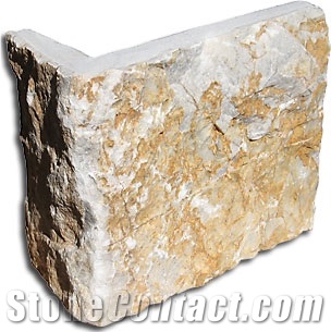 Gold Random Limestone, Corner Stone Cultured Stoen Field Stone, Stacked Stone Veneer