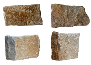 Gold Random Limestone, Corner Stone Cultured Stoen Field Stone, Stacked Stone Veneer
