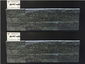 Mini Panel Super Thin Black Quartzite Wall Cladding, Cultured Stone, Stone Veneer Mini Panel Super Thin Black Quartzite Wall Cladding, Cultured Stone, Stone Veneer