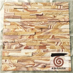 Multicolor Sandstone Cultured Stone, Ledge Stone, Wall Cladding, Stone Veneer