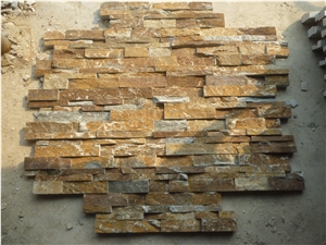 Rusty Cultured Stone, Wall Cladding, Stacked Stone Veneer