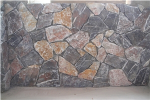Random Limestone Cultured Stone for Wall Cladding Stacked Filed Stone Veneer