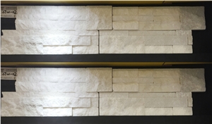 Stw-03 White Quartzite Cultured Stone, Stone Wall Decor