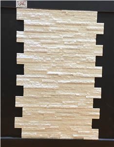 White Quartzite Cultured Stone, Ledge Stone, Thin Stone Veneer